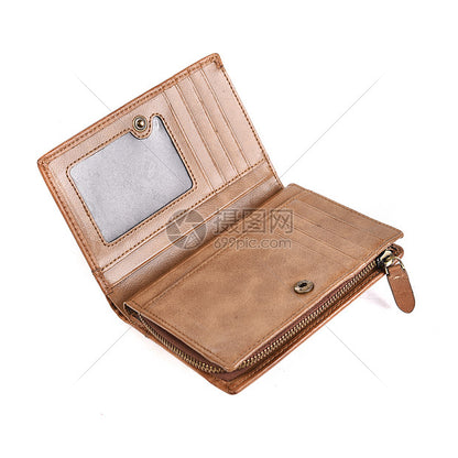 Genuine Leather Card Holder — RFID Blocking