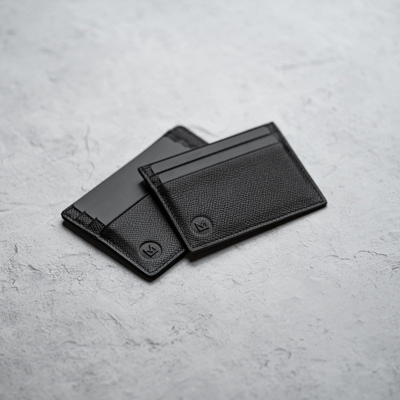 Genuine Leather Card Holder — RFID Blocking