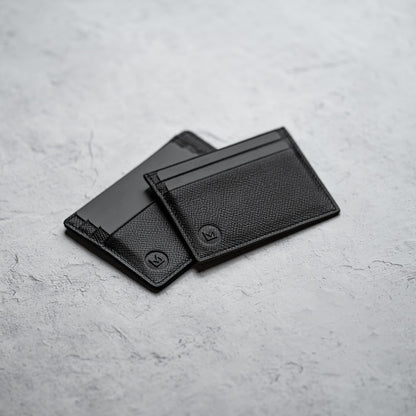 Genuine Leather Card Holder — RFID Blocking